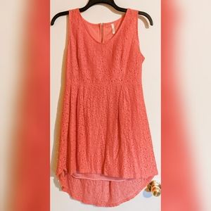 Orangy-pink summer dress ☀️ juniors L